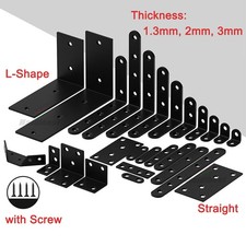 Black Corner Bracket for wood