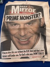 Daily Mirror - 14th March 2003
