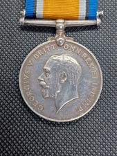 1914-18 War Medal Original 32967 Pte E J Corp Yorks & Lancs Regiment
