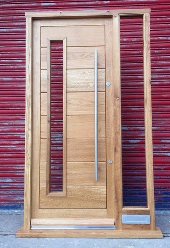 Solid oak front door - oak,