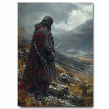 Highlander Glencoe Artwork Wall Art  Printed on Metal Sign Waterproof