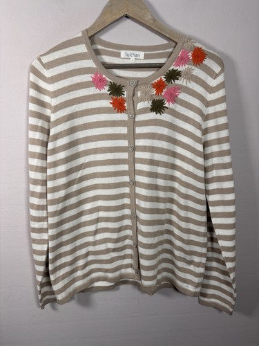 Tulchan womens beige striped - tulchan,