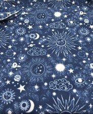 Navy Celestial Printed