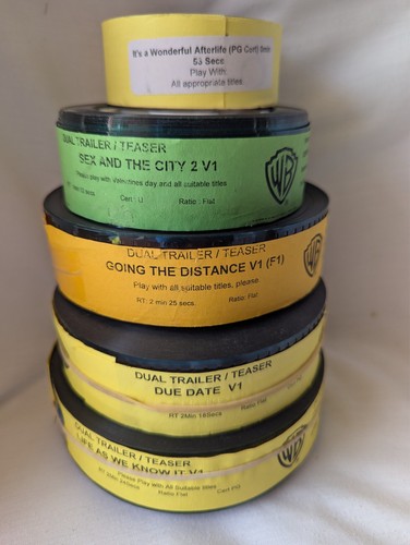 35mm film movie - trailers, x