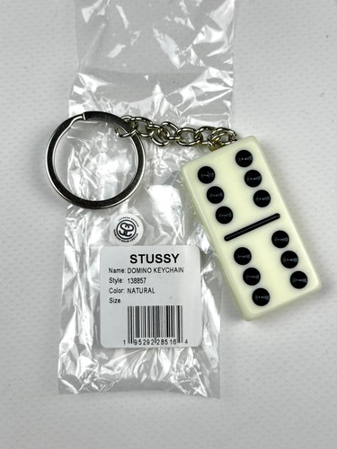 Stussy domino keychain metal - domino,