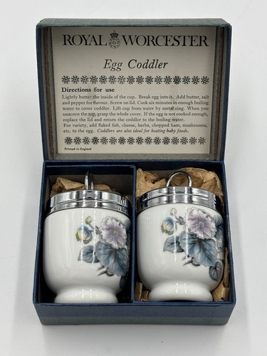 Royal worcester pair floral - royal,
