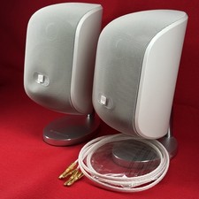 Bowers & Wilkins M-1 MK2  Speaker Silver, Pair - Excellent Condition & Wires
