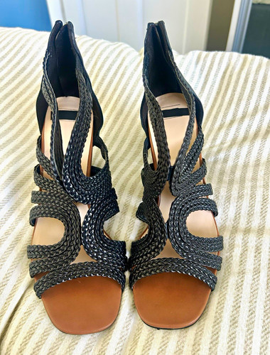 Insolia black strappy open toe - insolia,