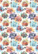 DISNEY CARS Birthday Gift Wrap