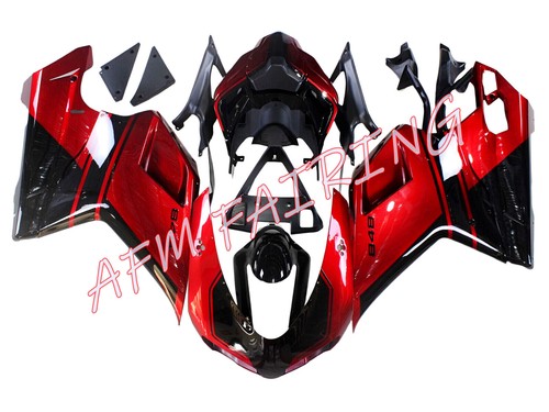 Candy red black abs - red,