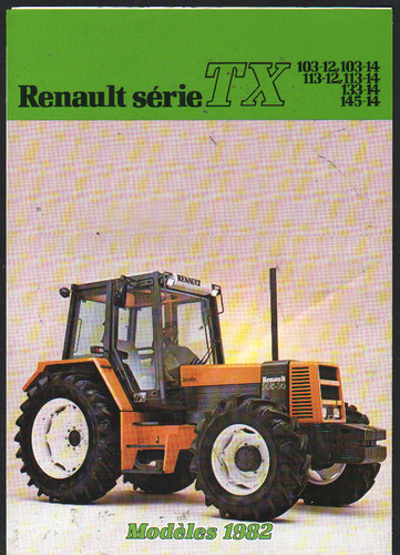 Renault 1982 serie tractors - 1982,