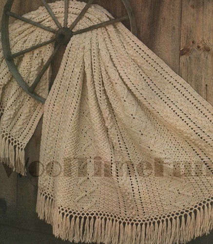 Crochet pattern vintage aran - crochet,