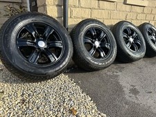 Ford Ranger Wildtrak 17” Powdered Black Alloy Wheels & 7mm+ Goodyear Wranglers!