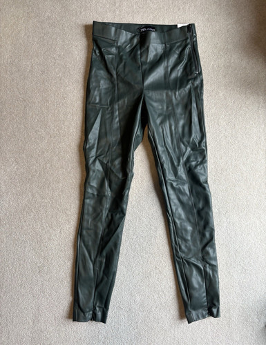 Zara women green faux - zara, women’s
