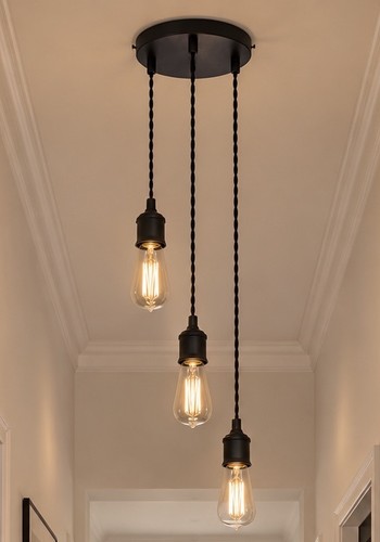 Matt black way pendant - 3,