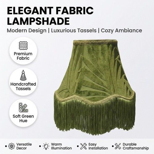 Vintage lampshade velvet - velvet, lamp