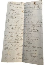 1848- Handwritten Letter- Alcohol Orders- Mrs Thomas - In And Around Tredegar