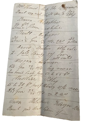 1848 handwritten letter - handwritten, letter-