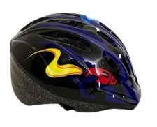 Bumper Apex Space Rocket Kids Bike Helmet – Blue – Size Medium 52-56cm