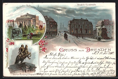 Lithograph dresden - lithograph,