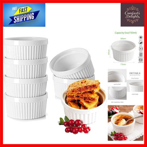 Elegant porcelain ramekins - porcelain,