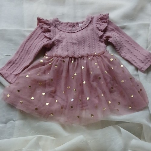 Just lizzy pink gold polka - pink, dot