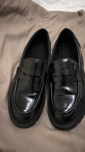 Zara women black faux - zara,