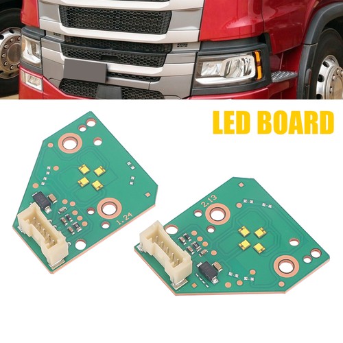 Pair white drl led - white, board
