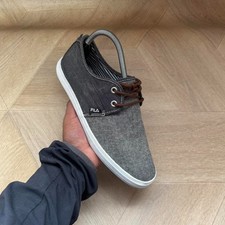 Fila Canvas Smart Trainer Black/Grey UK6.5 Low Men’s Sneaker Shoe