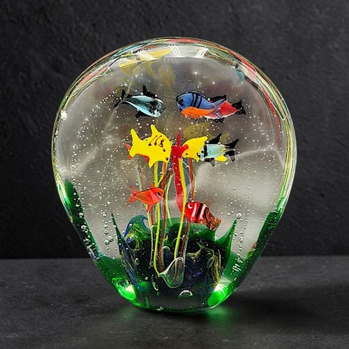 Vtg art glass - vtg, aquarium