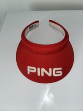 PING Golf Visor By Kapster Red