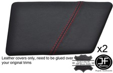 RED STITCH 2X DOOR CARD TRIM