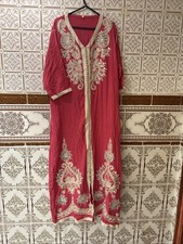 Women Size S/M Moroccan Embroided Kaftan