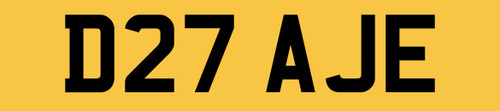 D27 aje private digit car - d27,