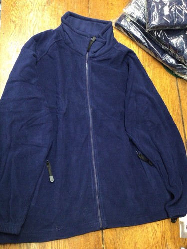 Blue fleece jacket - blue, xl