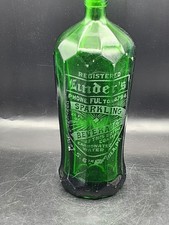 EXTREMELY RARE Antique Emerald Green Seltzer Bottle. Philadelphia, PA 