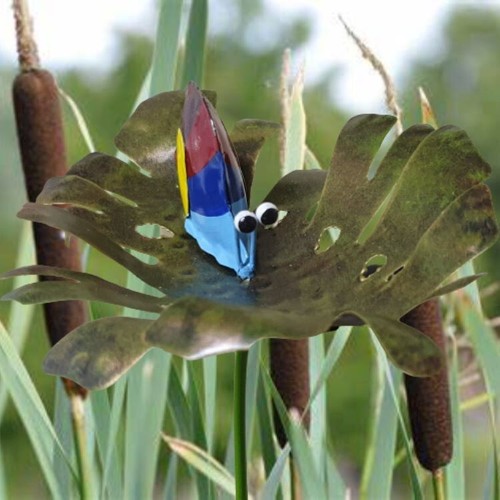 Handcrafted metal snail - handcrafted,