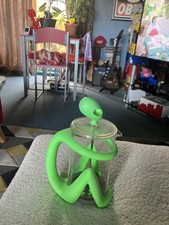 Alessi Alien Lime Green Inka Coffee Cafetière French Press  Great Condition