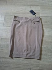 M&S Taupe Stretch Straight