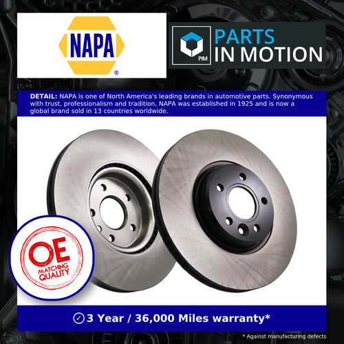 Brake discs pair vented - pair,