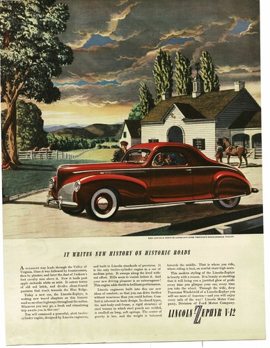 1941 lincoln zephyr - zephyr, v-12