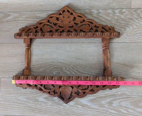 Vintage wood spoon display - wood,