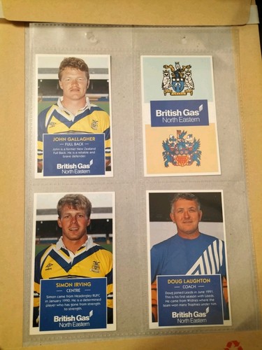 Rugby league trade card - league,