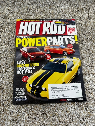 Hot rod magazine sep - hot, 2007