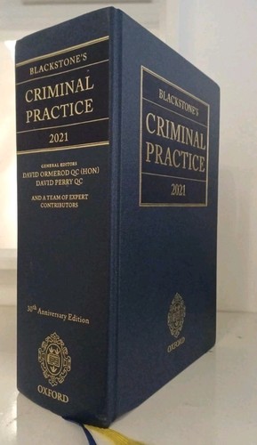 Blackstone criminal practice - blackstone's,