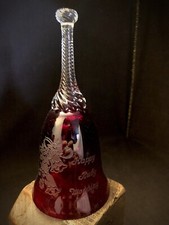 Vintage bohemian red glass - bohemian,