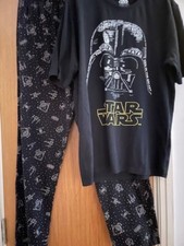 M&S STAR WARS 'Darth Vader' PYJAMA 2- PIECE SET