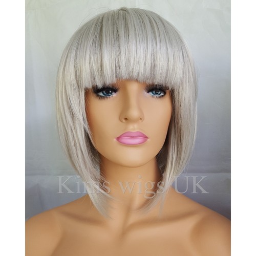 Grey bob wig light - wig,