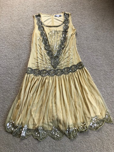 Heavily beaded cream - beaded,