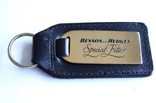 Genuine, Benson and Hedges Special Filter Cigarettes, Leather Keyring.